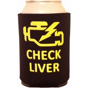 Capital CHL Check Liver - Hilarious Can Cooler - Funny Gag Gift Beer D