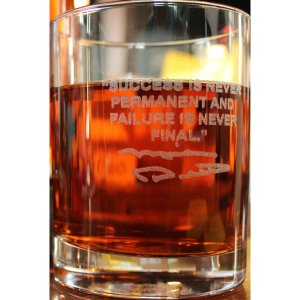 Famous FWGSPSO Shaquille O'neal Famous Quote Italian Crystal Whiskey G