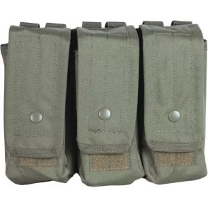 Fox 57-030 Ar-15  Ak-47 Triple Mag Pouch - Olive Drab