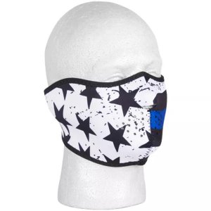 Fox 72-64822 Neoprene Thermal Half Mask - Police Thin Blue Line