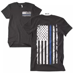 Fox 63-4821 S Vintage Blue Line Men's T-shirt Black - Small