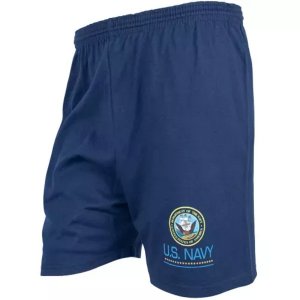 Fox 64-7991 M Men's Navy Running Short - U.s. Navy Logo Medium