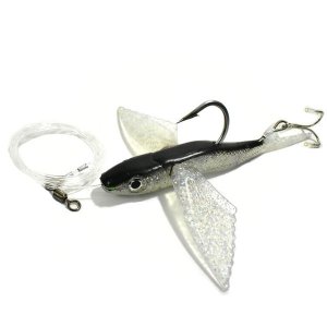 Magbay 6013s Flying Fish Black 7in Stinger Rigged