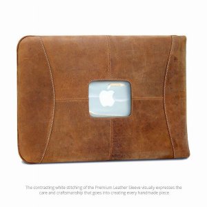 Maccase L15SL-VN 15  Premium Leather Macbook Pro Sleeve - Vintage