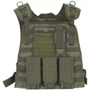 Fox 65-2805 Big And Tall Modular Plate Carrier Vest - Olive Drab