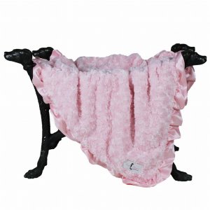 Hello 9095 Ruffle Baby Dog Blanket