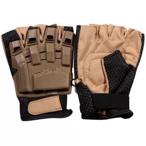 Fox 79-888 XXL Half Finger Tactical Engagement Glove - Coyote 2xl