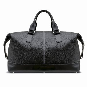 Maccase ONB-BK Premium Leather Overnight Bag - Black