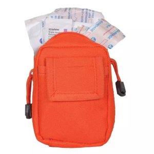 Fox 56-842 Small 1st Aid Pouch With Contents - Safety Orange