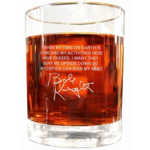 Famous FWGSPBK Bobby Knight Famous Quote Italian Crystal Whiskey Glass