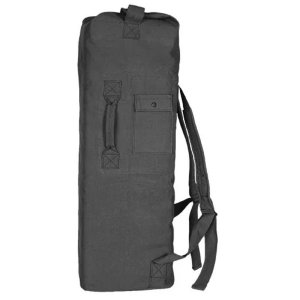 Fox 40-36 BLACK Gi Style 2 Strap Duffle Bag - Black