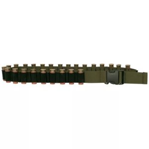 Fox 50-305 Shotgun Canvas Shell Bandolier - Olive Drab