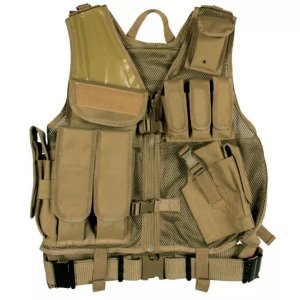 Fox 65-2278 Mach-1 Tactical Vest - Coyote