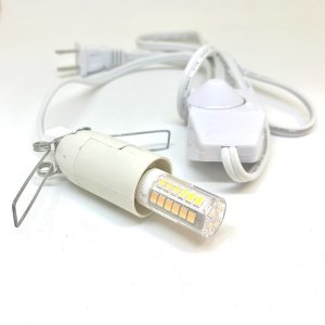 Cuarto Incbl White Dimmable Electrical Cord With Led Bulb