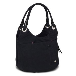 Haiku HK030-BLK Women's Stroll Bucket Eco Shoulder Bag, Black