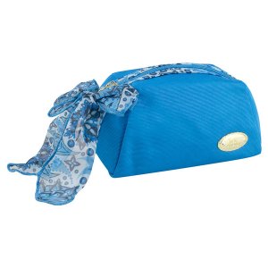 Jacki ABC28091BU Summer Bliss Makeup Cosmetic Pouch Bag Blue