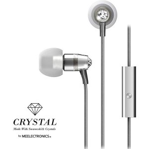 Mee M11J-SL Crystal In-ear Wired Headphones Silver M11j-sl