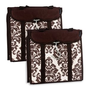 Travelon 22451-75-QV00-0 Hanging Handbag Organizer - Set Of 2 (chocola