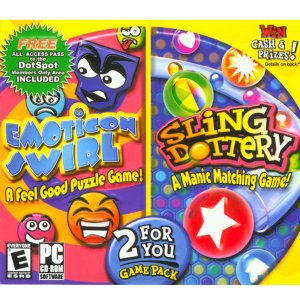 Valusoft 15015 Emoticon Swirl  Sling Dottery - 2 For You Game Pack