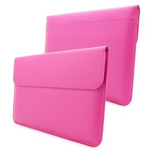 Snugg 975190 Leather Sleeve For 11 Tablets (magenta)