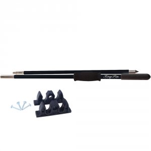 Panther KPP100B Panther 1039; King Pin Anchor Pole - 2-piece - Black