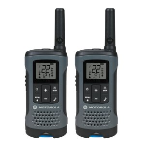 Motorola MOT-T200 Frs Mot-t200 2 Pack Frs 20 Mile Range Gray Radios