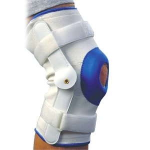 Alex 3636L Deluxe Compression Knee Support With Hinge - Large