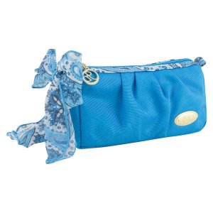 Jacki ABC28096BU Summer Bliss Compact Cosmetic Bag, Blue