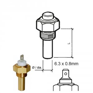 Veratron 323-801-001-007N Coolant Temperature Sensor - 40deg;c To120de