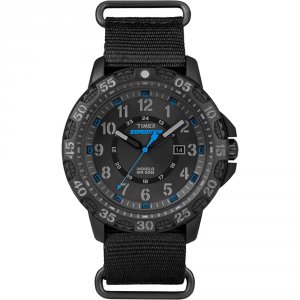 Timex TW4B035009J Expedition Rugged Resin Slip-thru Watch - Blackblack