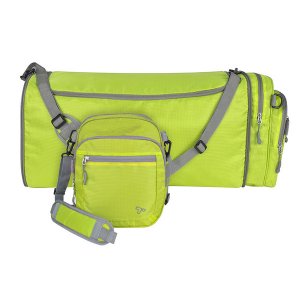 Travelon 42818-410 Convertible 2-in-1 Crossbody Duffel, Lime