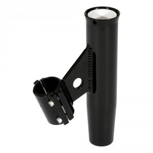 Lees RA5001BK Lee's Clamp-on Rod Holder - Black Aluminum - Vertical Mo