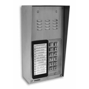 Viking VK-K-1200-EWP 12 Button Apartment Entry Phone With Built-in Doo