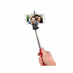 Smart STG-6058-JB 42 Extendable Monopod Selfie Stick, Red