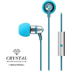 Mee M11J-TQ Crystal In-ear Wired Headphones Turquoise M11j-tq