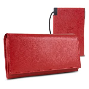 Halo2cloud WPW3000-RED Halo Women's Rfid Hack-proof Power Wallet W 300