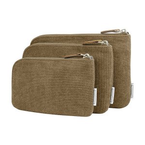 Travelon 33087-700-OATMEAL Anti-theft Heritage Set Of 3 Rfid Blocking 