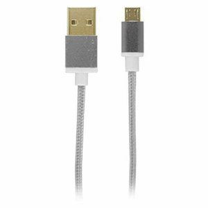 Reviver C118-SL 3' Usb To Microusb Fabric Charge And Sync Braided Cabl