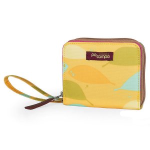 Po BW3615 Bill Fold Wallet, Yellow Feathers