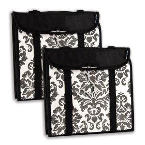 Travelon 22451-50-QV00-0 Hanging Handbag Organizer - Set Of 2 (black D