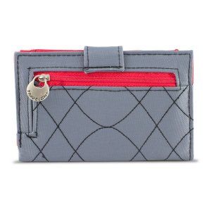 Travelon 22996-510 Safeid Embroidered Tri-fold Rfid Wallet - Grayscarl