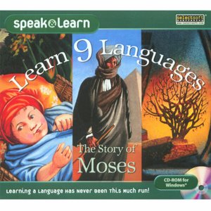 Selectsoft LESPL9MOSJ Learn 9 Languages The Story Of Moses