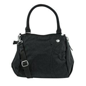 Haiku HK068-BLK Women's Teardrop Eco Handbag, Black