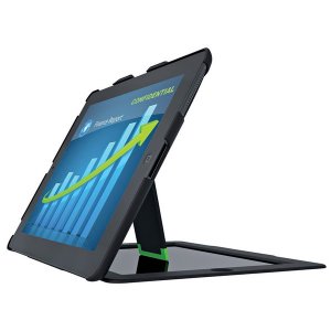 Leitz 6332-02 Landscape View Privacy Case W Stand For Ipad 234, Black