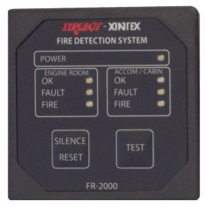 Fireboy-xintex FR-2000-R Xintex 2 Zone Fire Detection  Alarm Panel