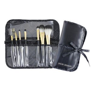 Jacki FYD33105BK Vintage Allure 7 Pc Make Up Brush Set And Bag - Black