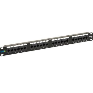 Cablesys ICC-ICMPP02460 Icc Icc-icmpp02460 Patch Panel, Cat 6, 24-port