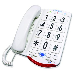 Clarity CLARITY-JV35W Jv35w Big Button In. Braillein. Phone With Talk-