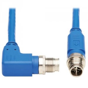 Tripp NM12-603-02M-BL Cat6 M12 X Code Right Angle 2m