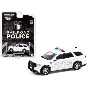 Greenlight 30268 2018 Dodge Durango White Union Pacific Railroad Polic